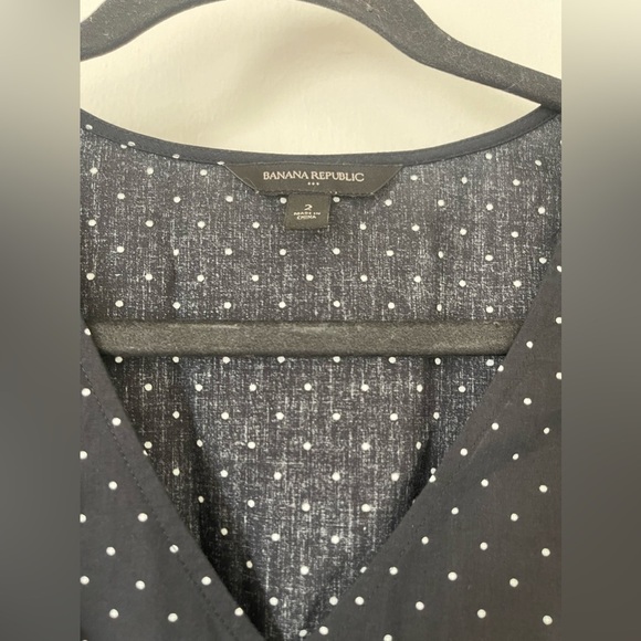Banana republic black and white polka dot dress - Picture 3 of 7